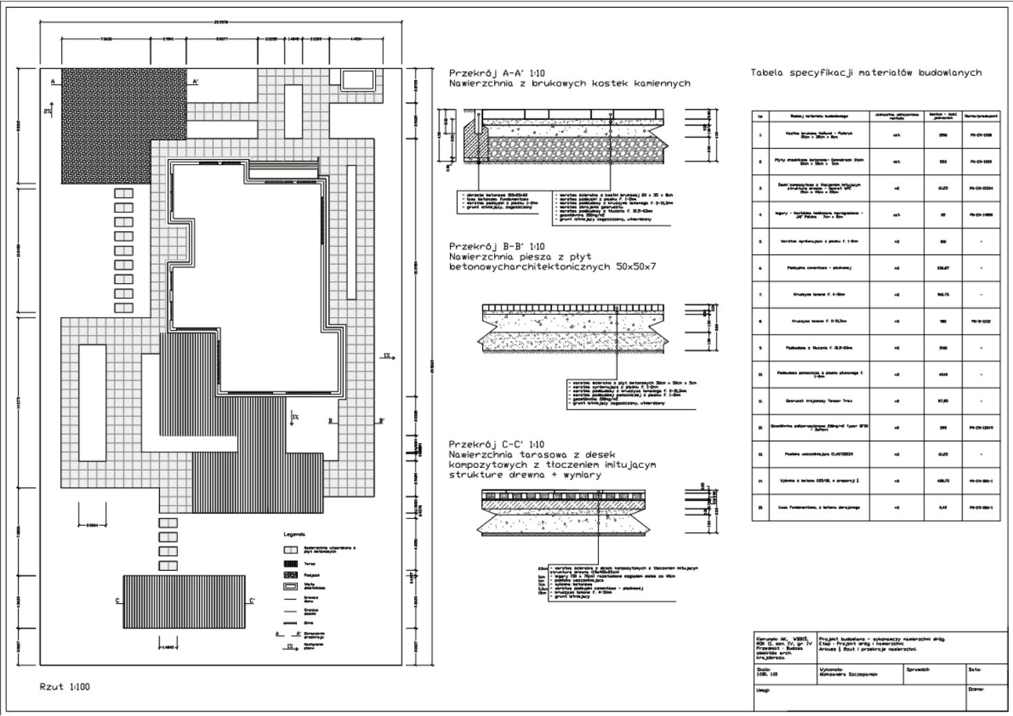 Rysunek techniczny, zestaw ćwiczeń projektowych, 5/7